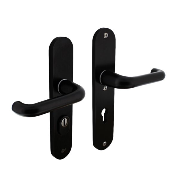 Intersteel veiligheidsbeslag skg*** Kruk/kruk PC72 met kerntrekbeveiliging aluminium zwart
