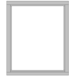 Vast glas kozijnen