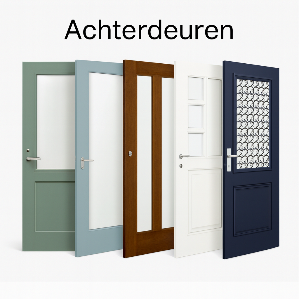 ABC hardhouten achterdeuren